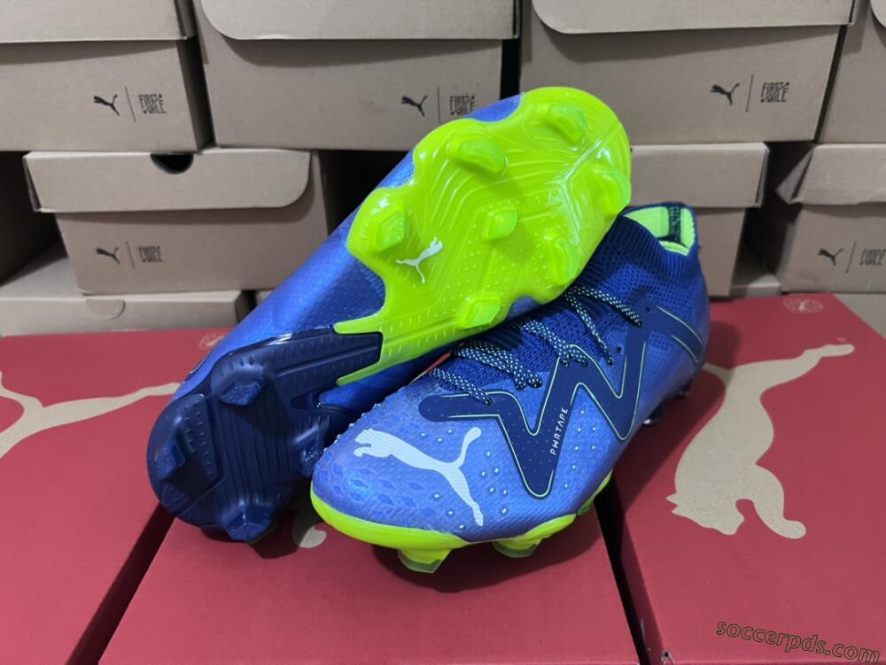 Puma Future Ultimate FG Low-Tops Football Boots - Blue/Black/Yellow