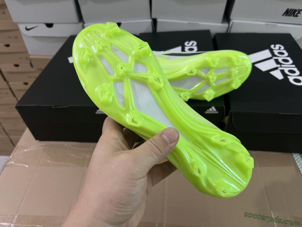 Adidas X Crazyfast.1 Messi FG Low-Tops Football Boots - Green/Black/White