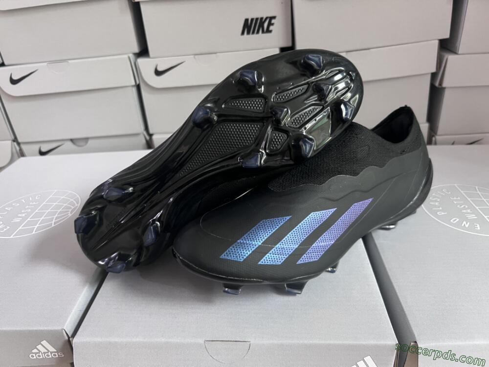 Adidas X Crazyfast.1 FG Low-Tops Football Boots - Black/Blue