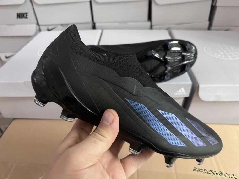 Adidas X Crazyfast.1 FG Low-Tops Football Boots - Black/Blue