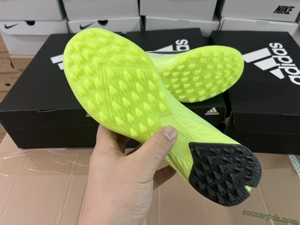 Adidas X Crazyfast.1 TF Low-Tops Football Shoes - Green/White/Black