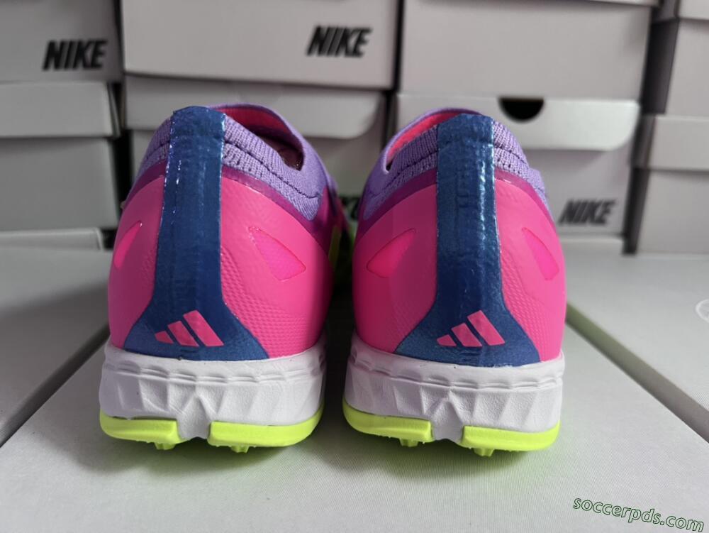 Adidas X Crazyfast.1 TF Low-Tops Football Boots - Pink/Purple/Blue/Green