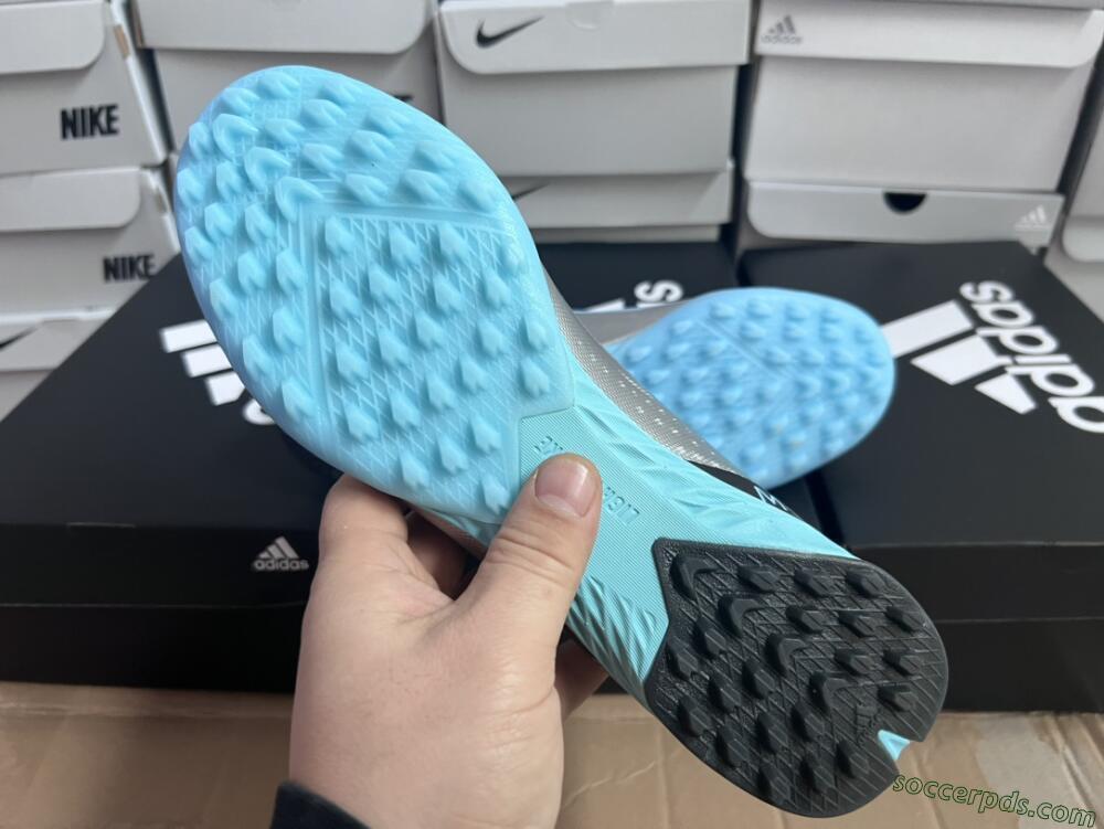 Adidas X Crazyfast.1 TF Low-Tops Football Shoes - Blue/Silver/Black