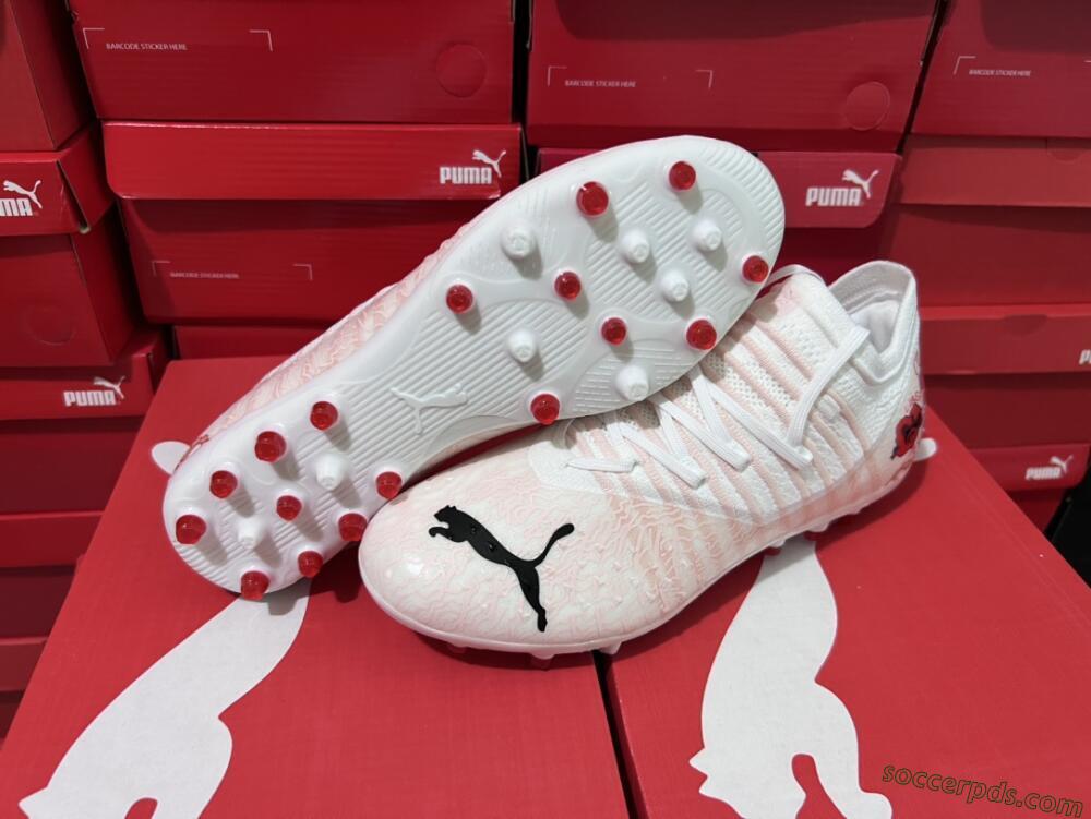 Puma Future Z 1.4 Liberty MG Low-Tops Football Boots - White/Red/Black
