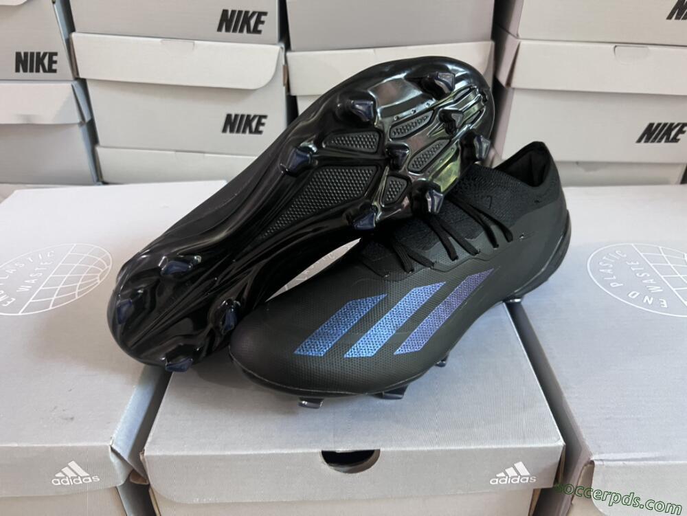 Adidas X Speedportal .1 2022 World Cup FG Low-Tops Football Boots - Black/Blue
