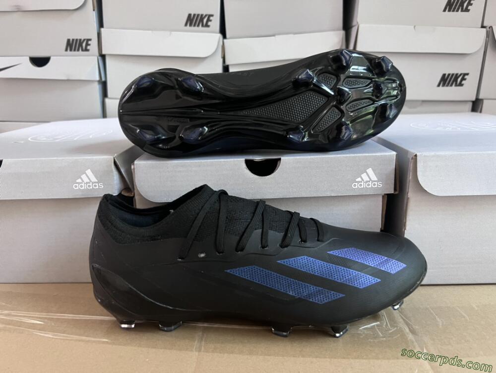 Adidas X Speedportal .1 2022 World Cup FG Low-Tops Football Boots - Black/Blue