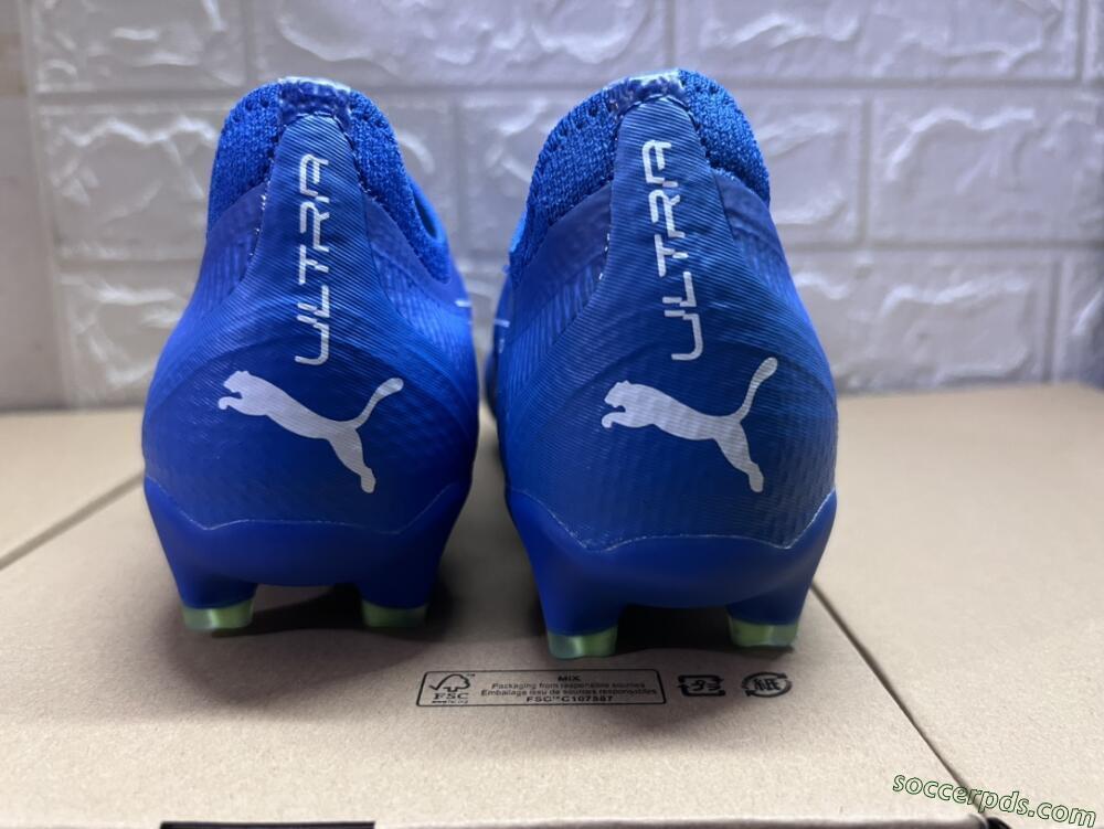 Puma Ultra Ultimate FG Low-Tops Football Boots - Blue/White/Yellow