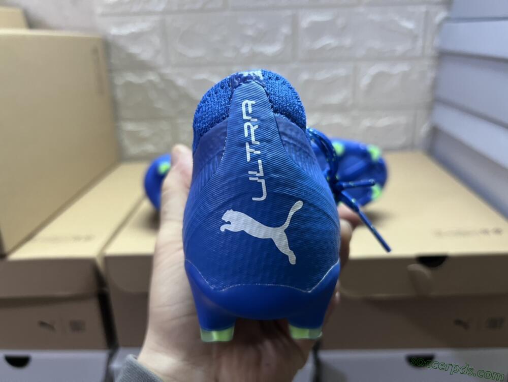 Puma Ultra Ultimate FG Low-Tops Football Boots - Blue/White/Yellow