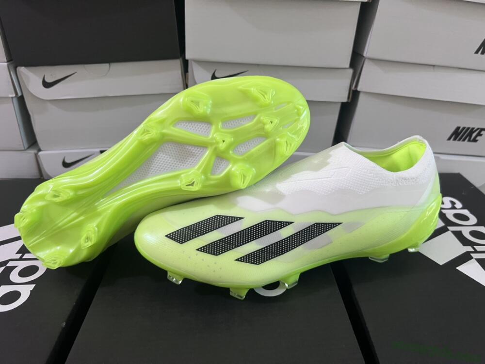 Adidas X Crazyfast.1 LL FG Low-Tops Football Boots - Green/Black/White