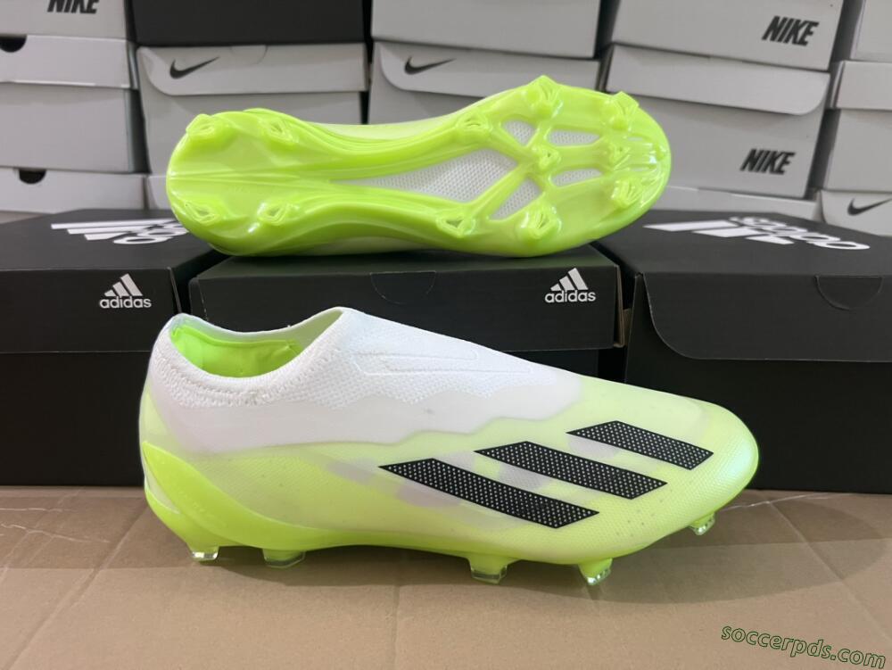 Adidas X Crazyfast.1 LL FG Low-Tops Football Boots - Green/Black/White