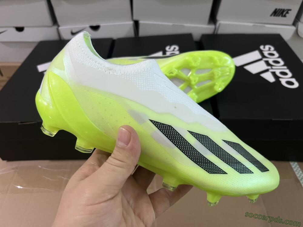 Adidas X Crazyfast.1 LL FG Low-Tops Football Boots - Green/Black/White