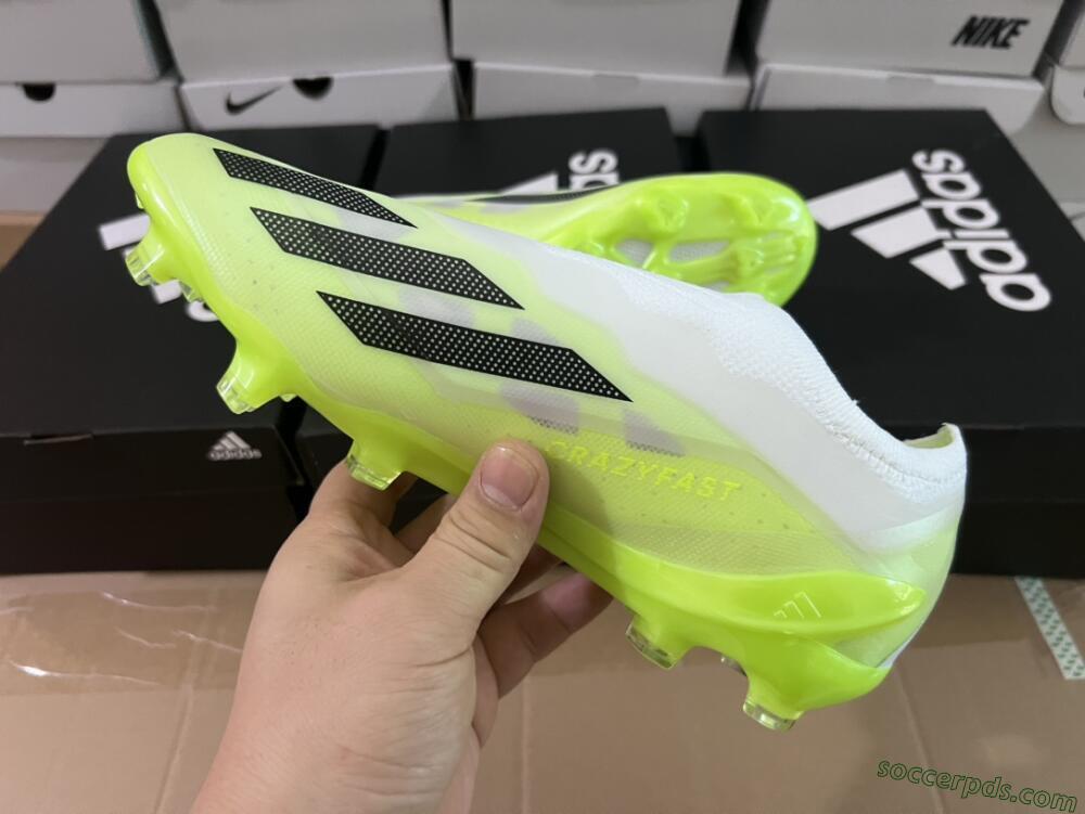 Adidas X Crazyfast.1 LL FG Low-Tops Football Boots - Green/Black/White
