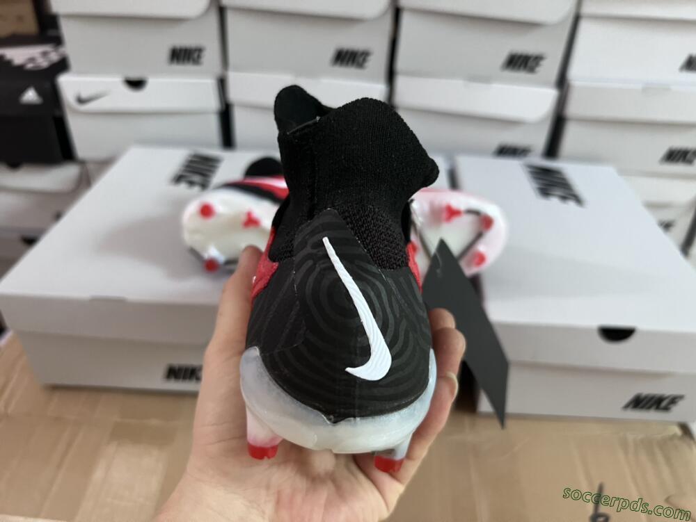 Nike Phantom GX Elite FG High-Tops Football Boots - Red/Black/White