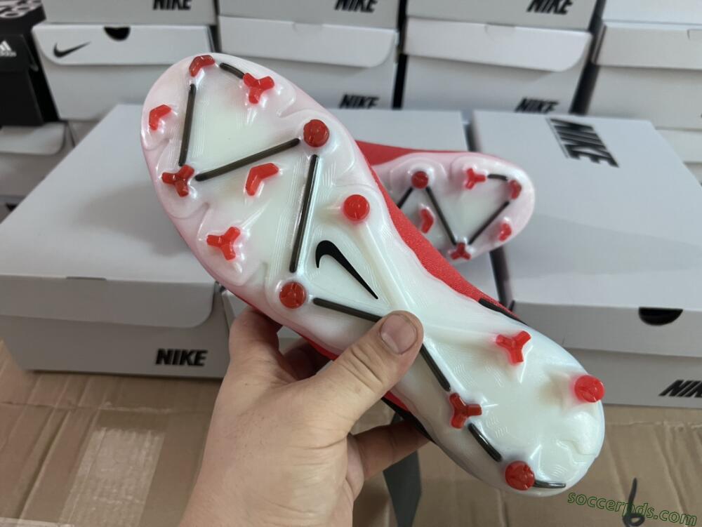 Nike Phantom GX Elite FG High-Tops Football Boots - Red/Black/White