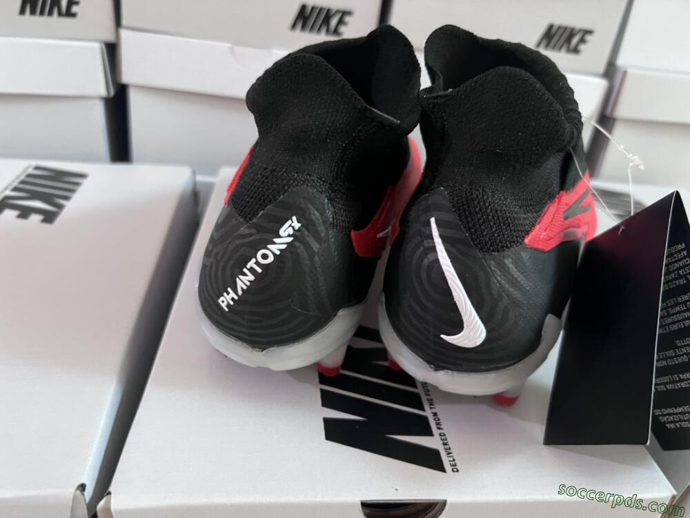 Nike Phantom GX Elite FG High-Tops Football Boots - Red/Black/White