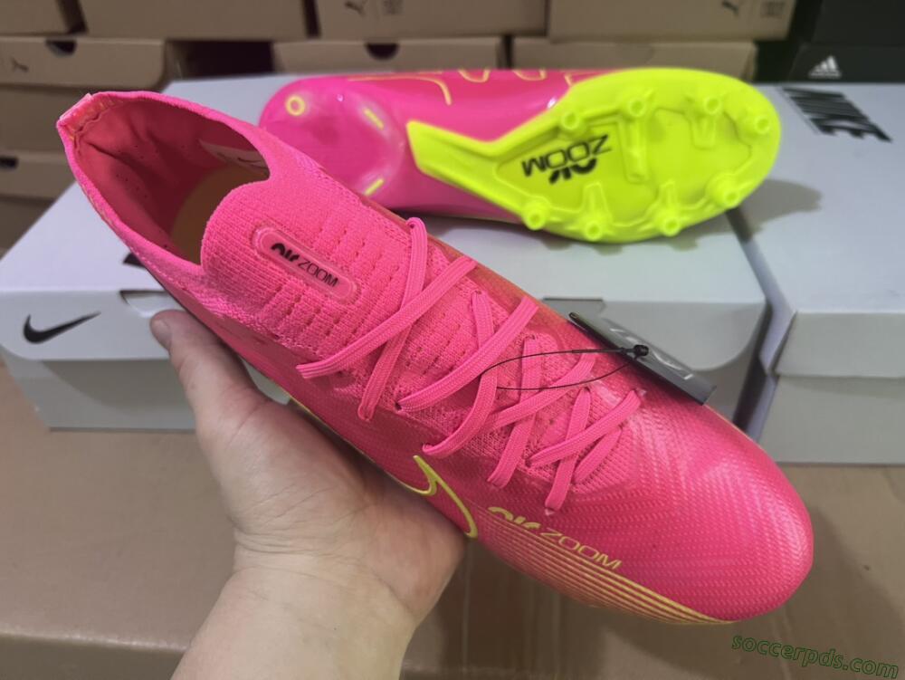 Nike Air Zoom Mercurial Vapor 15 Elite FG Low-Tops Football Boots - Red/Yellow/Black