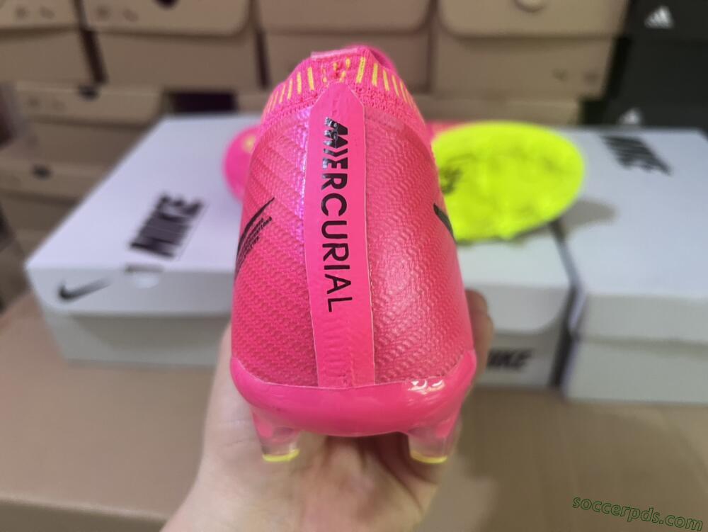 Nike Air Zoom Mercurial Vapor 15 Elite FG Low-Tops Football Boots - Red/Yellow/Black