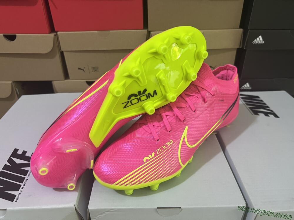 Nike Air Zoom Mercurial Vapor 15 Elite FG Low-Tops Football Boots - Red/Yellow/Black