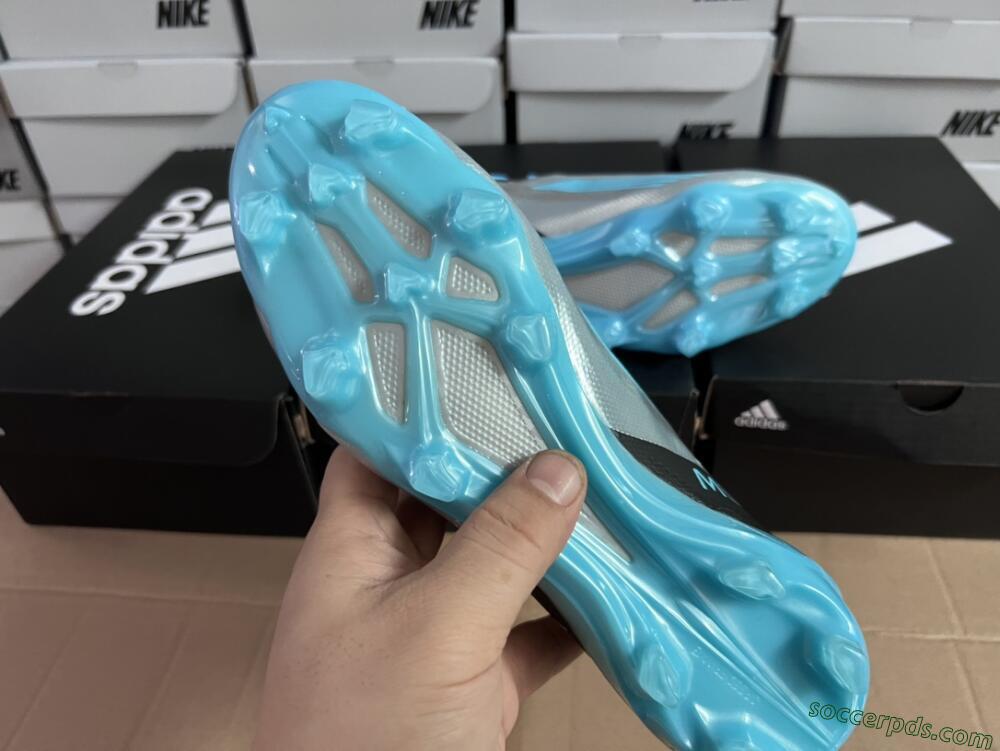 Adidas X Speedportal .1 2022 World Cup Boots FG Low-Tops Football Boots - Silver/Blue/Black