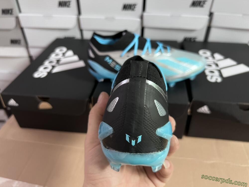 Adidas X Speedportal .1 2022 World Cup Boots FG Low-Tops Football Boots - Silver/Blue/Black