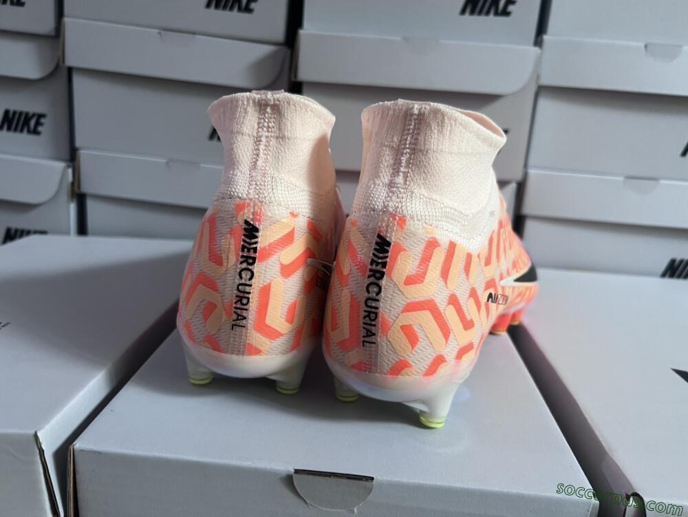 Nike Air Zoom Mercurial Superfly 9 Elite AG High-Tops Football Boots - Pink/Black/Purple