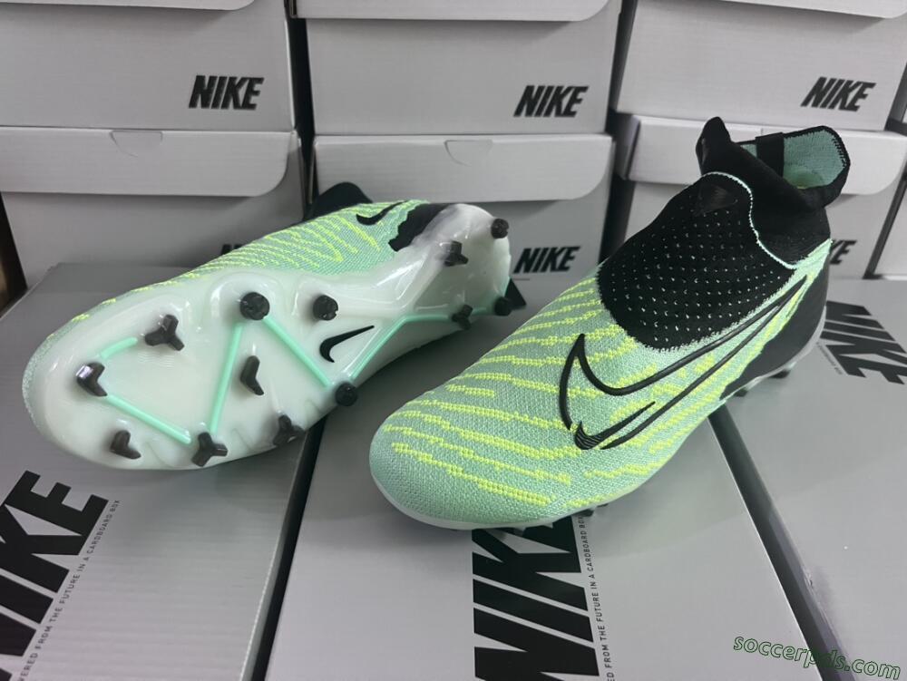 Nike Phantom GX Elite DF FG High-Tops Football Boots - Green/Black/White