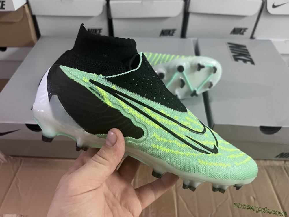 Nike Phantom GX Elite DF FG High-Tops Football Boots - Green/Black/White