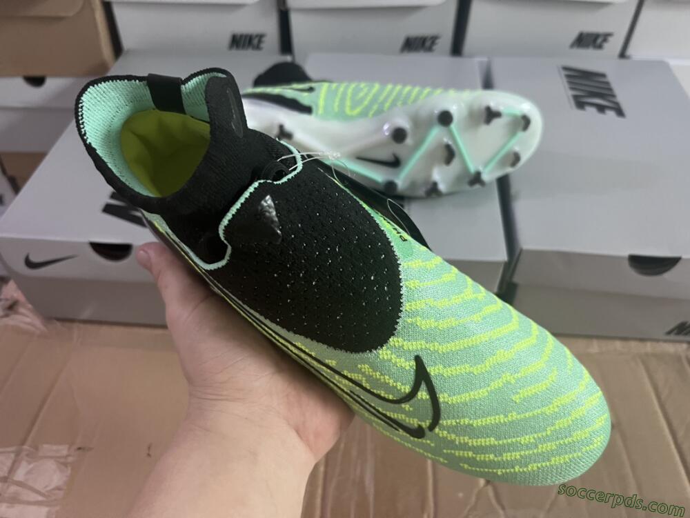 Nike Phantom GX Elite DF FG High-Tops Football Boots - Green/Black/White