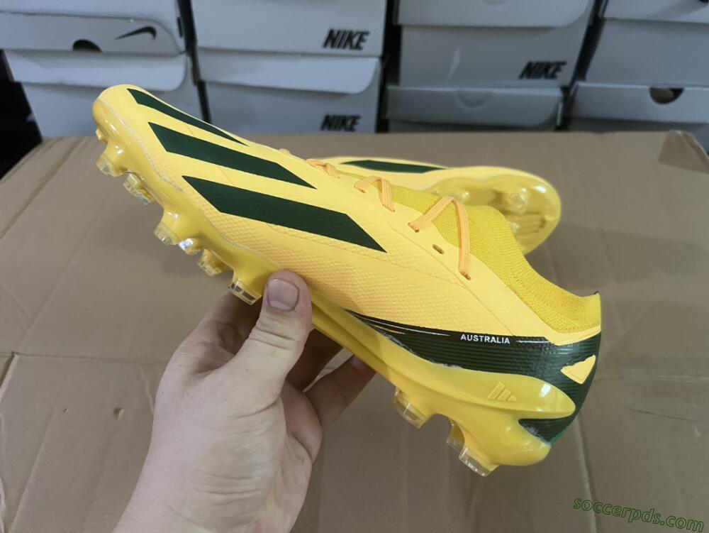 Adidas X Crazyfast.1 FG Low-Tops Football Boots - Yellow/Green/Black