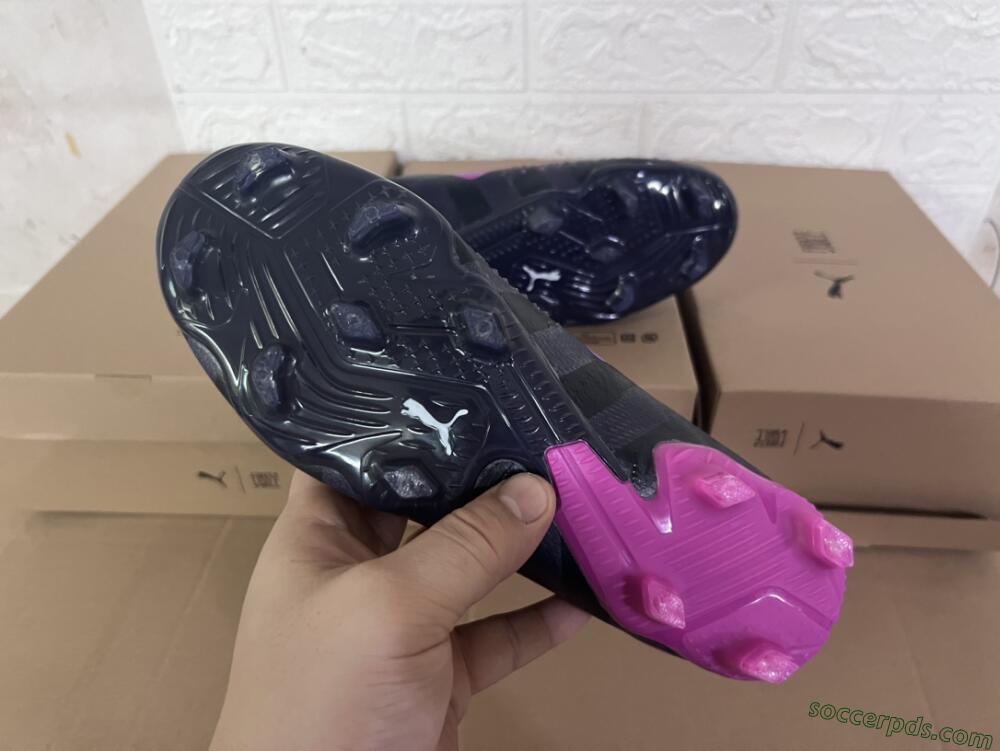 Puma Future Ultimate FG Low-Tops Football Boots - Purple/Pink/Green