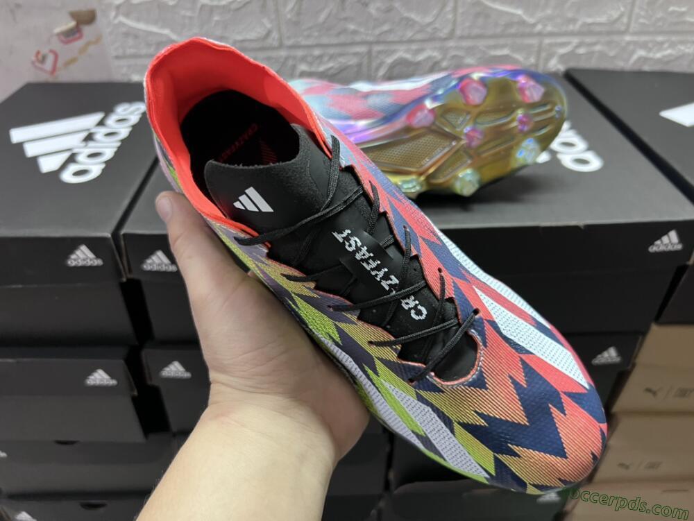 Adidas X Crazyfast Limited Edition FG Low-Tops Football Boots - White/Yellow/Orange/Black