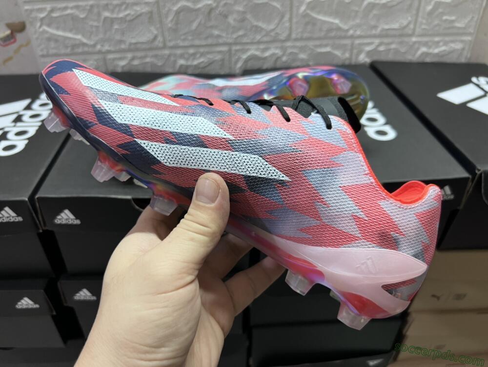 Adidas X Crazyfast Limited Edition FG Low-Tops Football Boots - White/Yellow/Orange/Black
