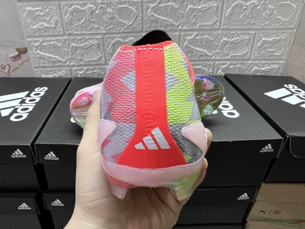 Adidas X Crazyfast Limited Edition FG Low-Tops Football Boots - White/Yellow/Orange/Black