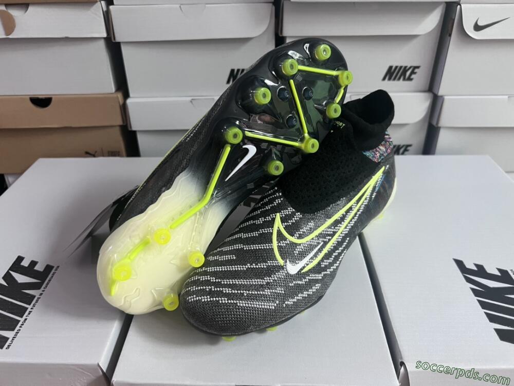 Nike Phantom GX Elite DF AG High-Tops Football Boots - Black/Rainbow
