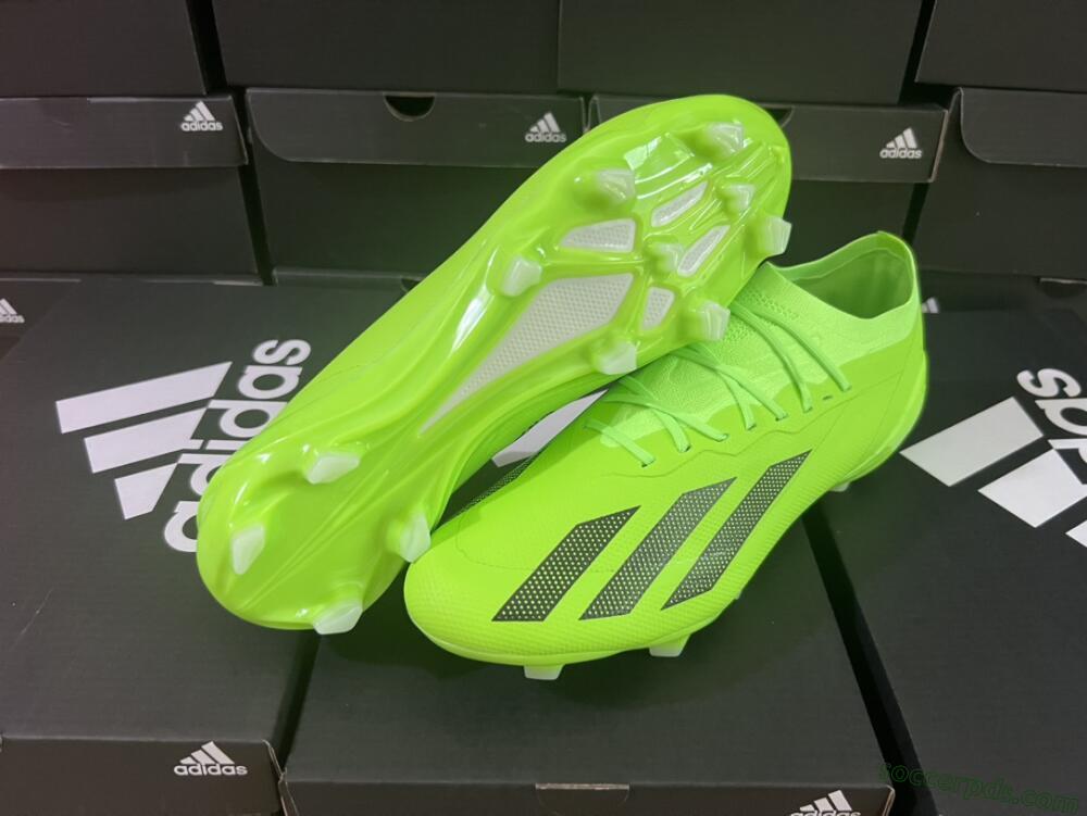 Adidas X Crazyfast.1 FG Low-Tops Football Boots - Green/Black
