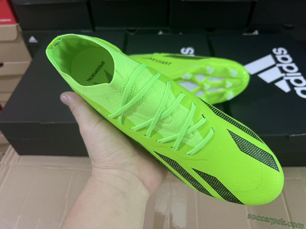 Adidas X Crazyfast.1 FG Low-Tops Football Boots - Green/Black