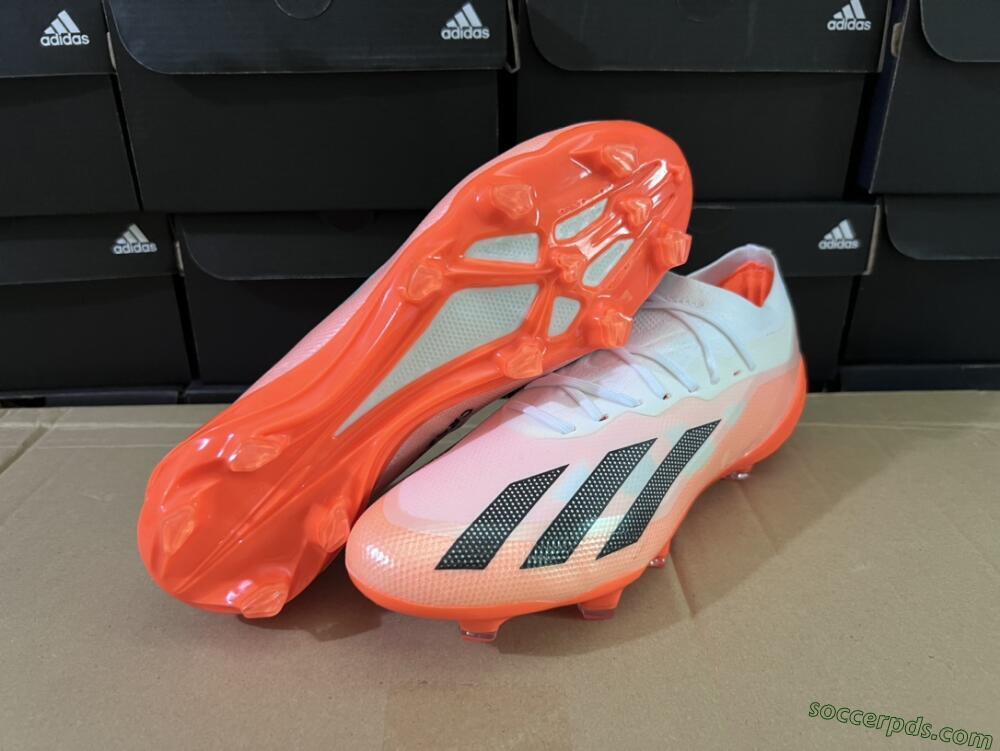 Adidas X Crazyfast.1 FG Low-Tops Football Boots - White/Red/Black