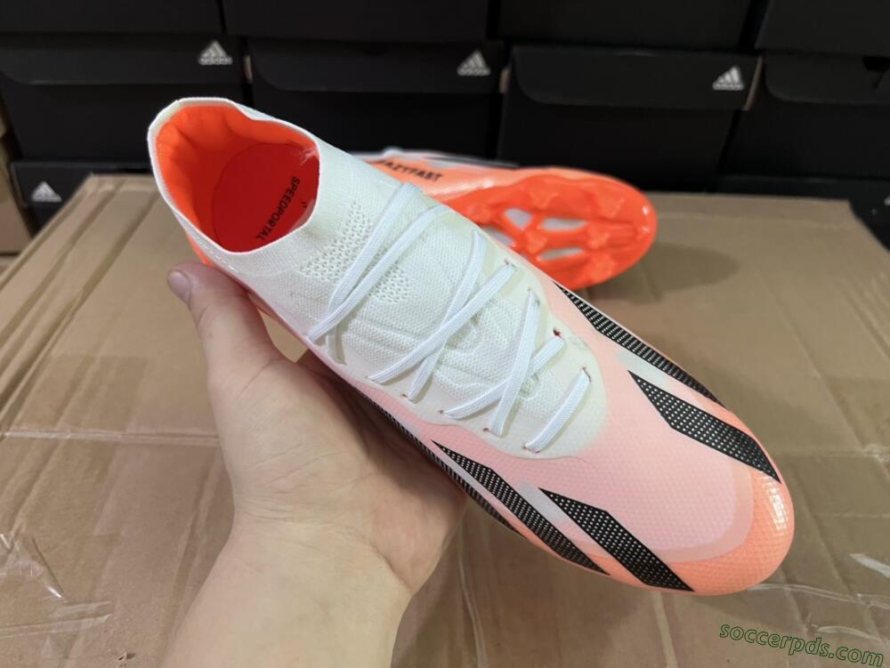Adidas X Crazyfast.1 FG Low-Tops Football Boots - White/Red/Black