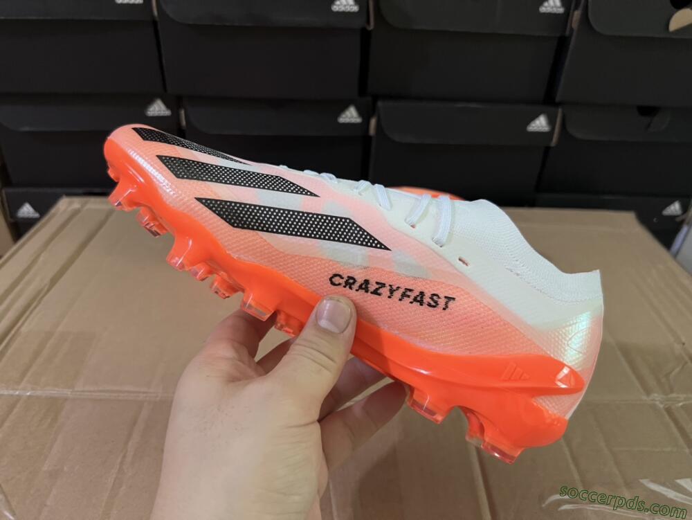 Adidas X Crazyfast.1 FG Low-Tops Football Boots - White/Red/Black