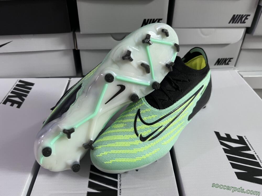 Nike Phantom GX Elite FG Low-Tops Football Boots - Green/Black