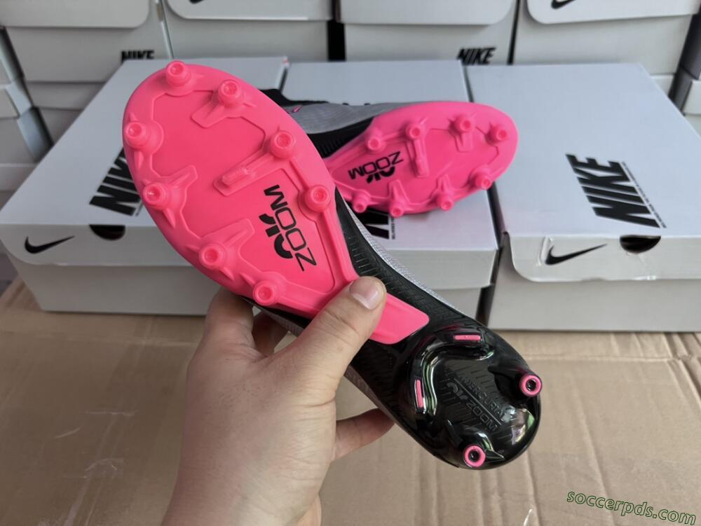 Nike Air Zoom Mercurial Superfly 9 Elite AG High-Tops Football Boots - Sliver/Pink/Black