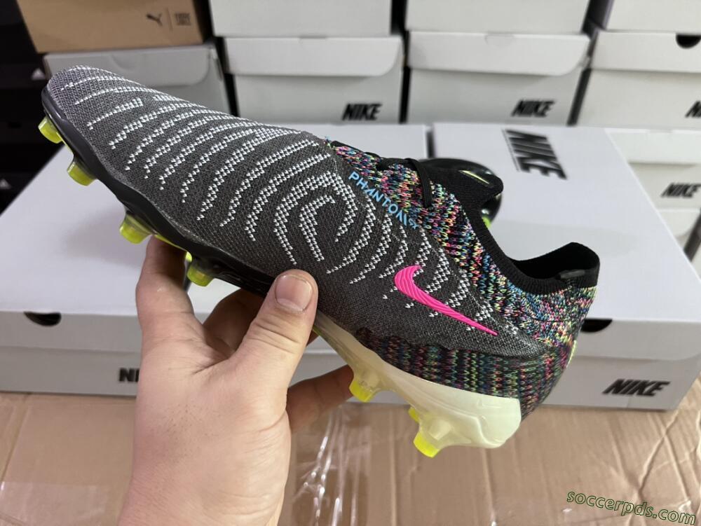 Nike Phantom GX Elite AG Low-Tops Football Boots - Grey/Green
