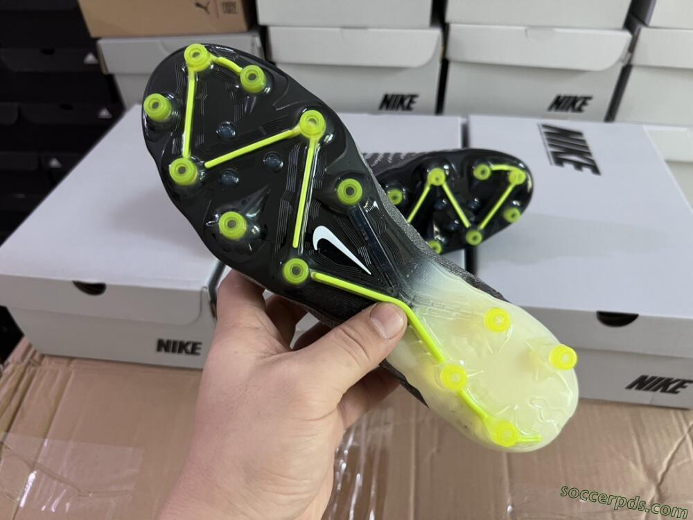 Nike Phantom GX Elite AG Low-Tops Football Boots - Grey/Green