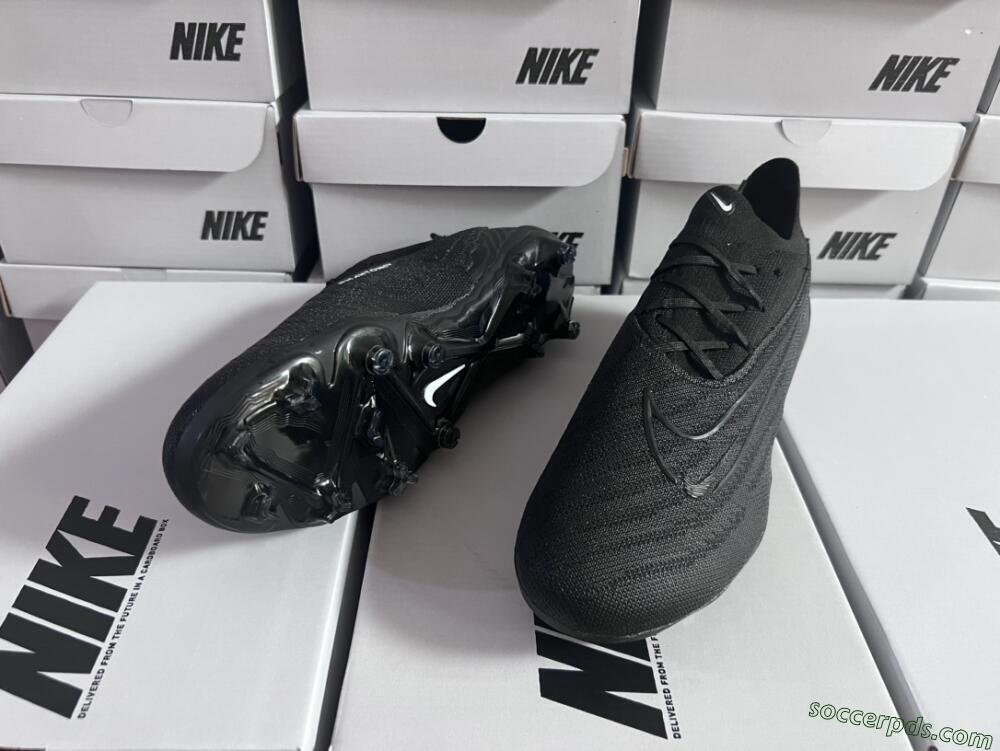 Nike Phantom GX Elite FG Low-Tops Football Boots - Black/White/Black