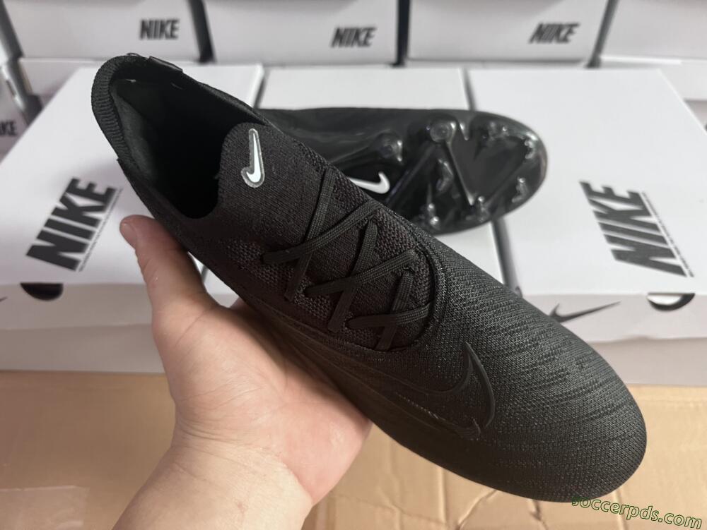 Nike Phantom GX Elite FG Low-Tops Football Boots - Black/White/Black