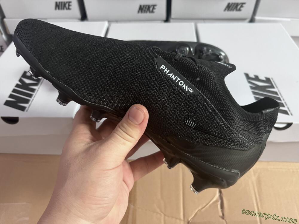 Nike Phantom GX Elite FG Low-Tops Football Boots - Black/White/Black