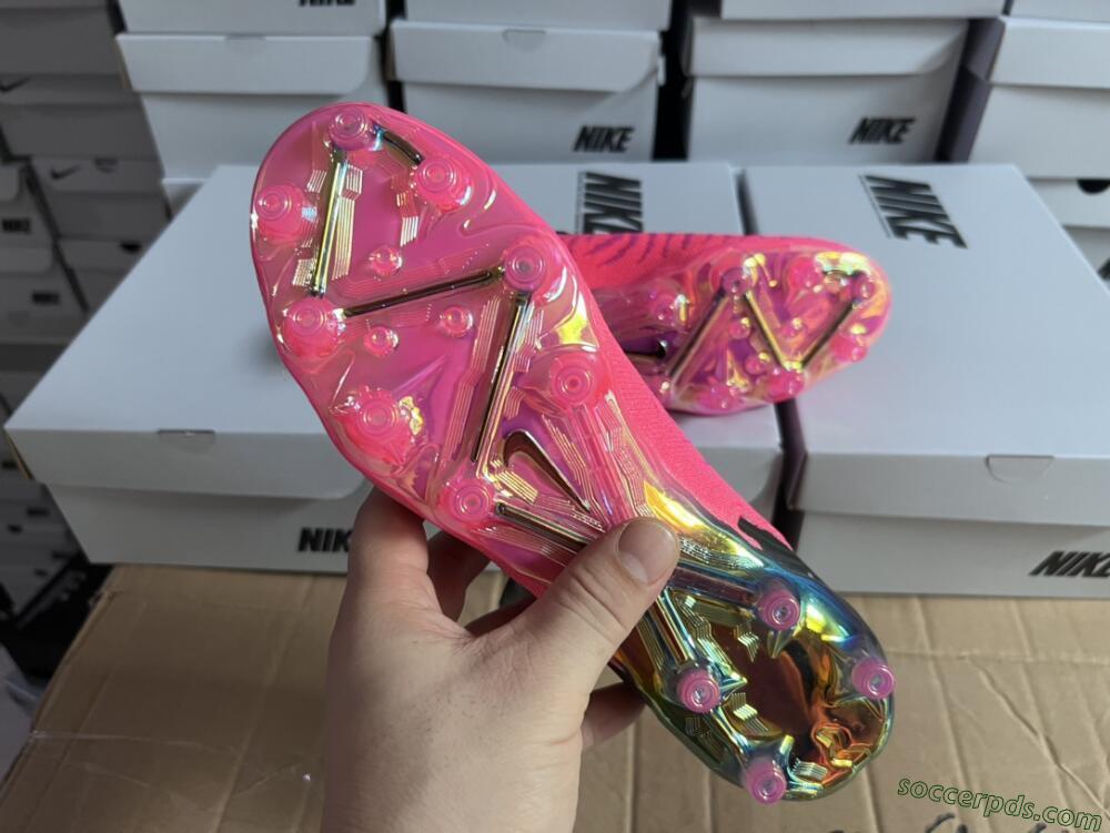 Nike Phantom GX Elite AG Low-Tops Football Boots - Pink/White/Black