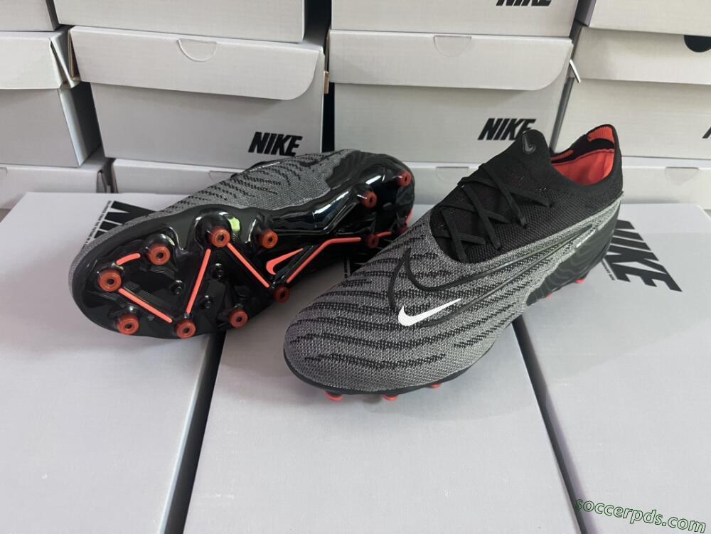 Nike Phantom GX Elite AG Low-Tops Football Boots - Black/Grey