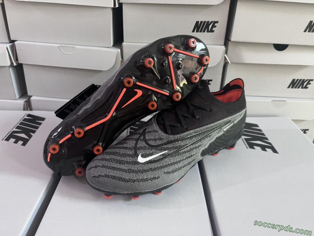 Nike Phantom GX Elite AG Low-Tops Football Boots - Black/Grey