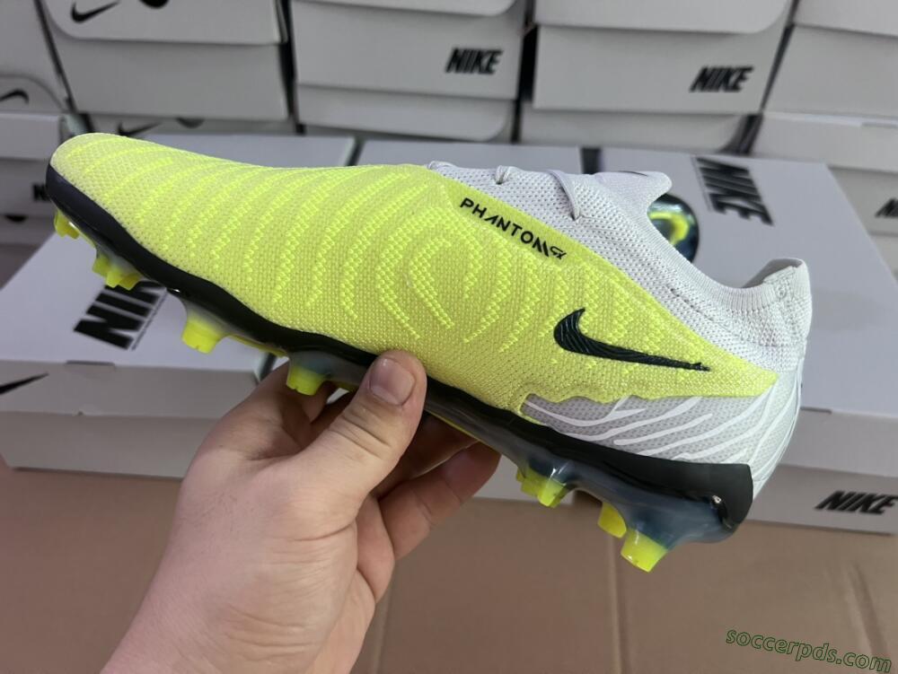 Nike Phantom GX Elite FG Low-Tops Football Boots - Green/White/Blue